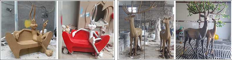 玻璃鋼雕塑制作流程，仿真景觀雕塑廠家