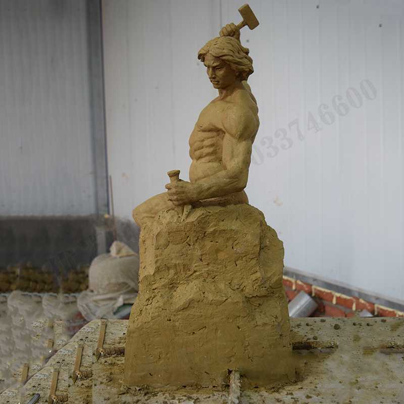 自我雕刻雕塑,自我雕刻擺件,雕刻自我