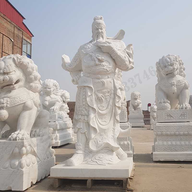 漢白玉關(guān)公像,石雕關(guān)公像,大理石關(guān)公雕像,關(guān)羽雕像,河北石雕關(guān)公廠家2.jpg